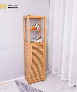 Tủ để khăn tắm, tre ép, tự lắp ráp | TRAMDOT Furniture