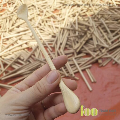 Muỗng tre nhỏ cán dài 7 | Tramdot.com