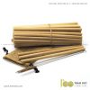 Bộ ống hút tre tự nhiên 100 cái, Pack 100 natural bamboo straws - Trăm Đốt