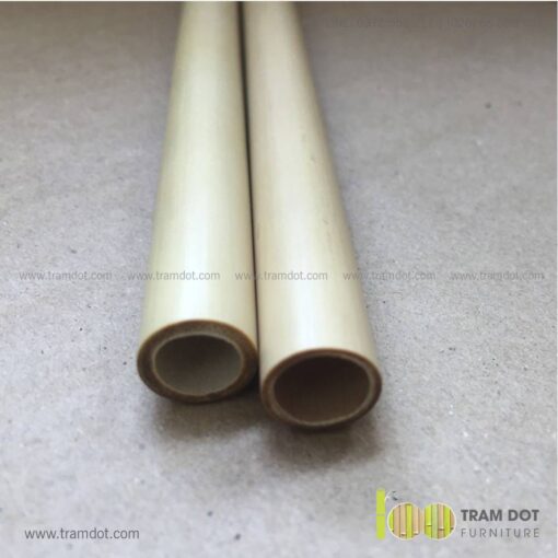 Bộ ống hút tre tự nhiên size vừa 2 cái, Pack 2 natural bamboo straws - Trăm Đốt