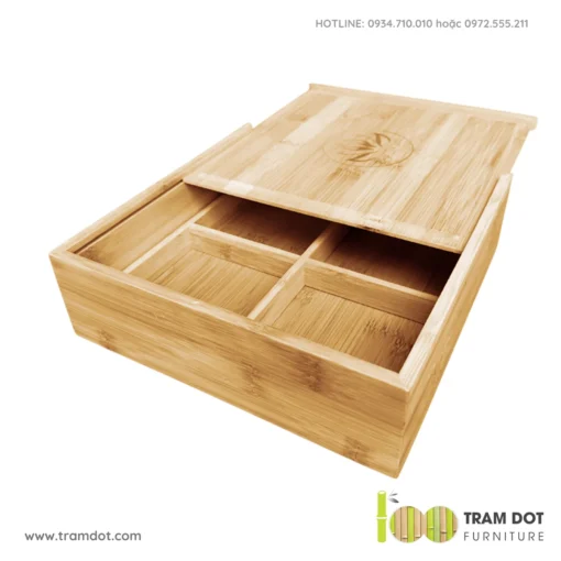 Hộp bánh trung thu, gỗ tre tự nhiên TUFF (3)