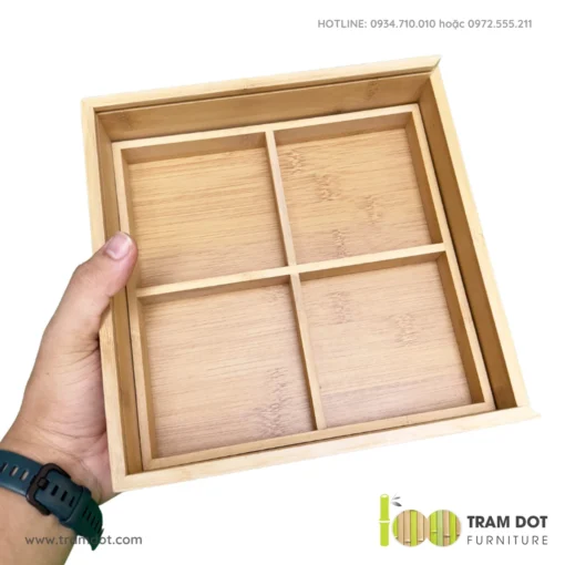 Hộp bánh trung thu, gỗ tre tự nhiên TUFF (4)